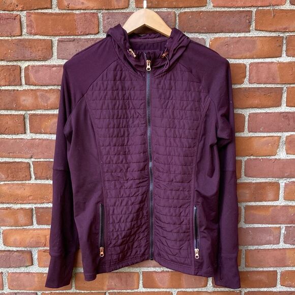 Maurices In Motion Deep Purple Quilted Jacket - Picture 1 of 6